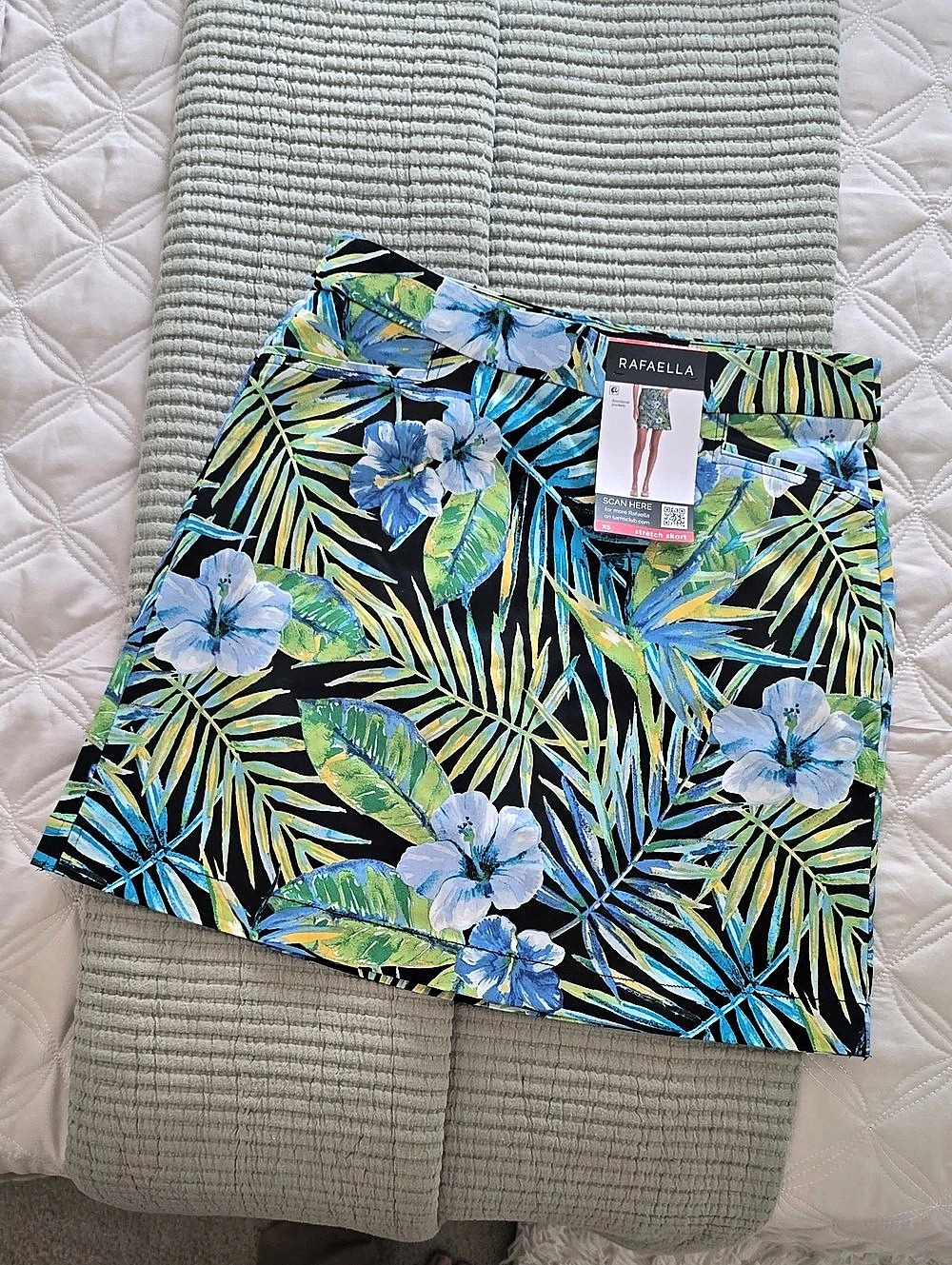 Rafaella Stretch Skort Floral XS